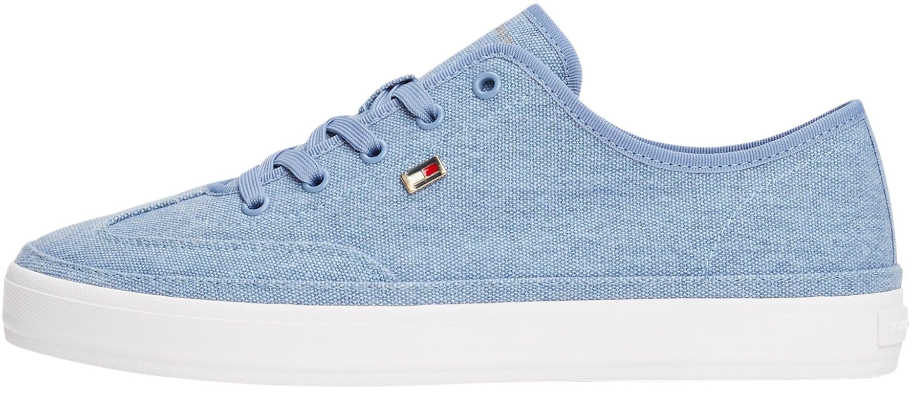 Tommy Hilfiger Damen Vulcanized Sneaker Washed Canvas Low Top