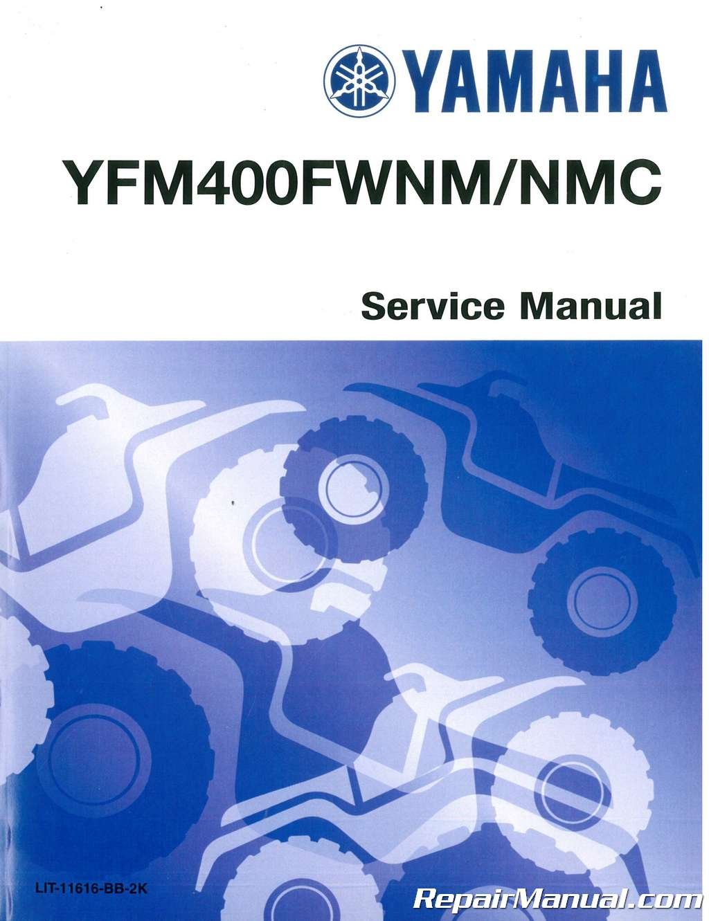 Cover of the Yamaha YFM400F BIG BEAR ATV Service Manual