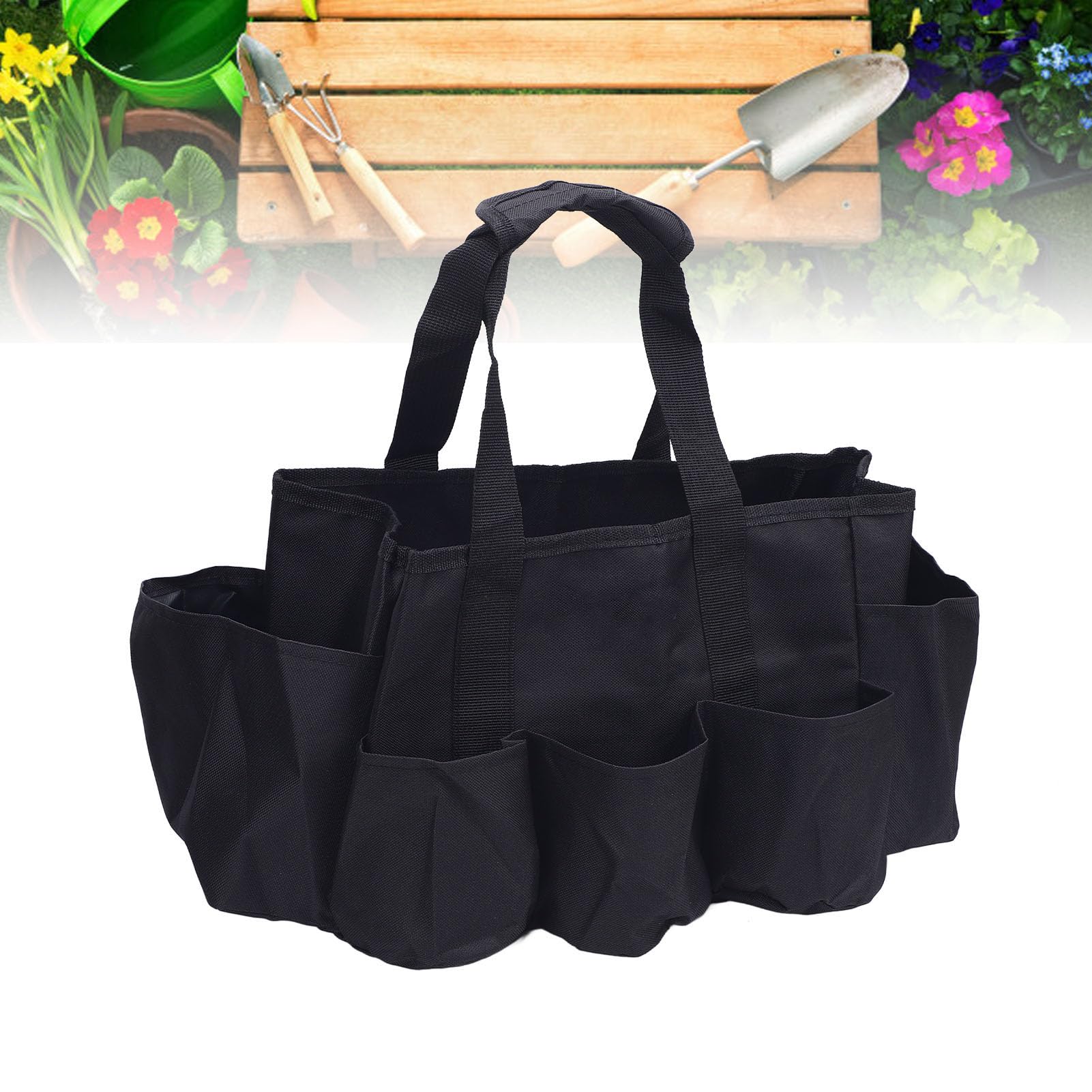 Sac de Nettoyage Oxford Tissu, Outil de Nettoyage Organisateur, Sac Voitures Services Publics, Organisateur Détail avec Rangement Portable pour Le Jardinage et Ménage