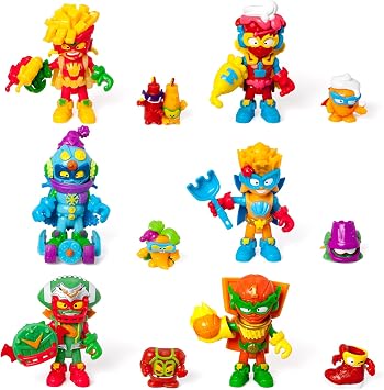 SUPERTHINGS Mutant Battle series – Complete collection of 6 Kazoom Kids from the new Mutant Battle series. Every Kazoom Kid changes colour and with 1 SuperThing and 1 combat accessory