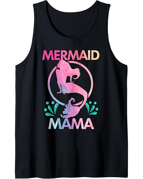 Mermaid Mama Women's Birthday Gift Tank Top