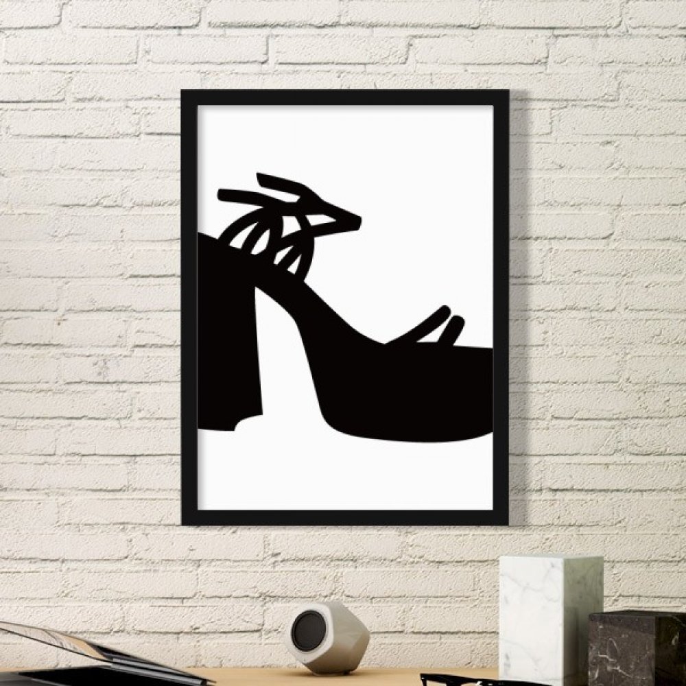 Etiqueta del regalo pequeña negro DIYthinker cuadro de tacones