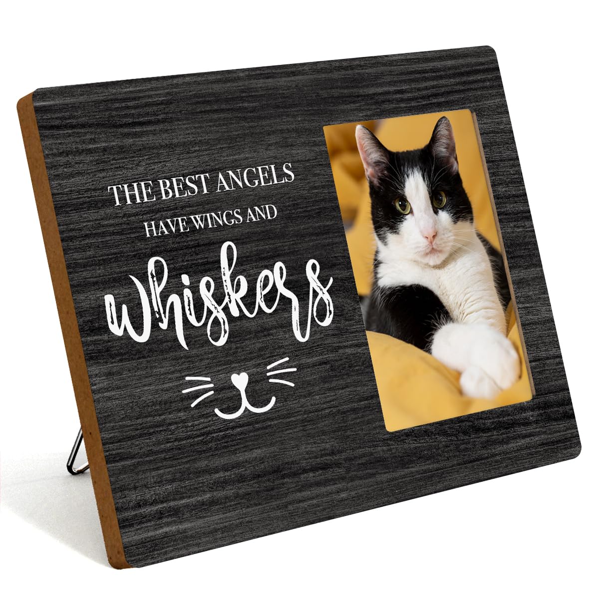 IAXIC Pet Memorial Gifts for Cats, Cat Loss Of Cat, Sympathy Gift Picture Frame, Gifts, Remembrance Photo Frame Desk Table Bedroom Decor