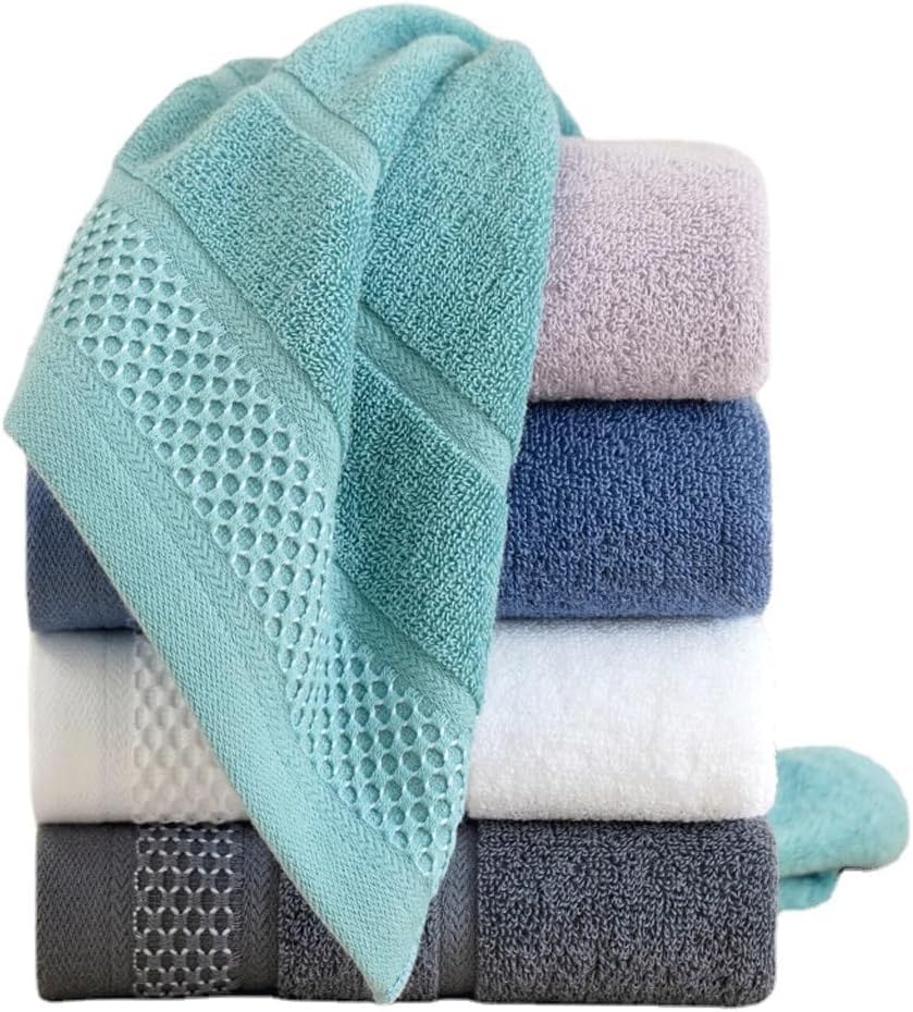 Towels, Combed Long Staple Cotton Adult Thickened Faial Cleanser Household Soft Absorbent Set Towels