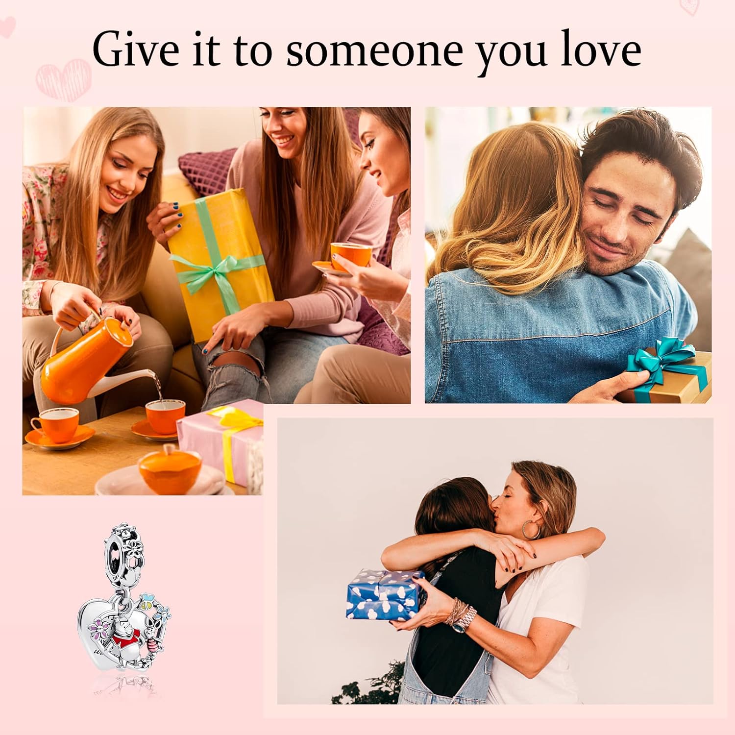 MITSOKU 925 Sterling Silver Charms for Bracelets Necklaces Animal prototype Pendant Safety Chain Dangle Pendants Beads Christmas Day Charms Jewelry Gift for Women - Image 6