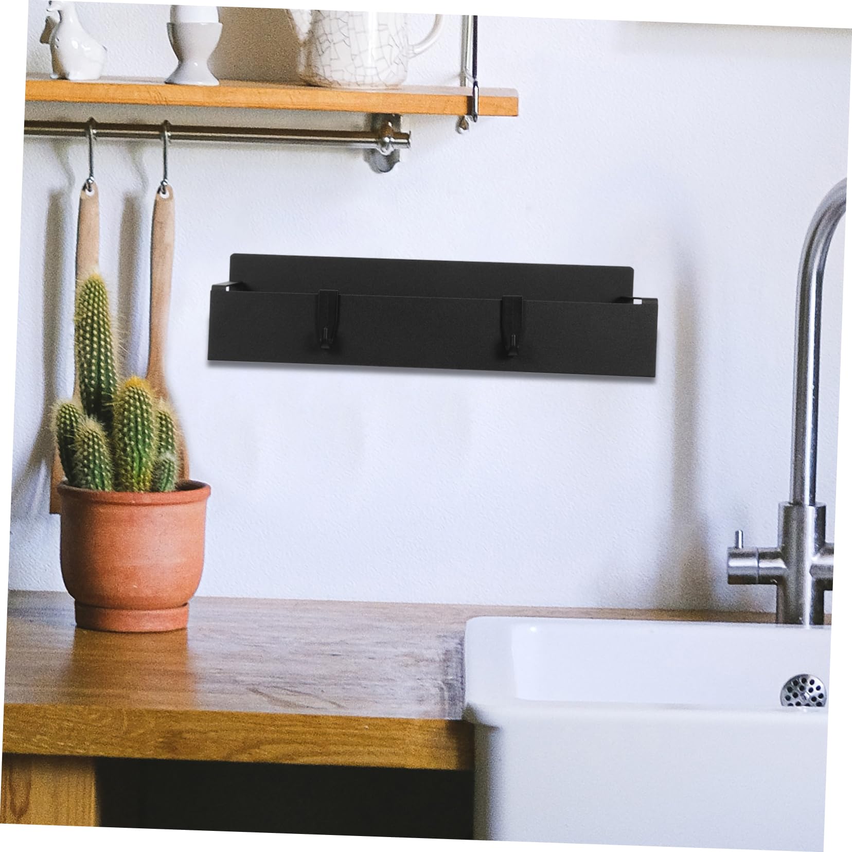 4piezas Estante De Especias De Pared De Organizador De Cocina Sin Taladros Para Tarros De Especias Para Cocina Despensa y Uso Paredes