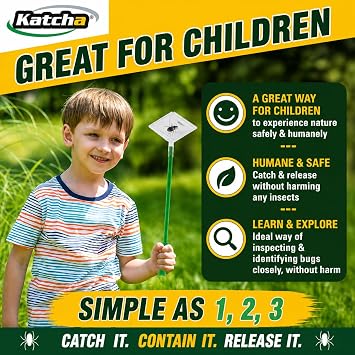 Spider Catcher - 2 Stick handle version