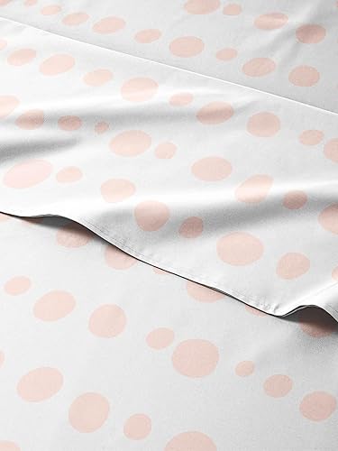 Juego de sábanas de lunares para niñas, de tamaño Queen, sábanas divertidas para camas Queen, sábanas para niñas pequeñas y adolescentes