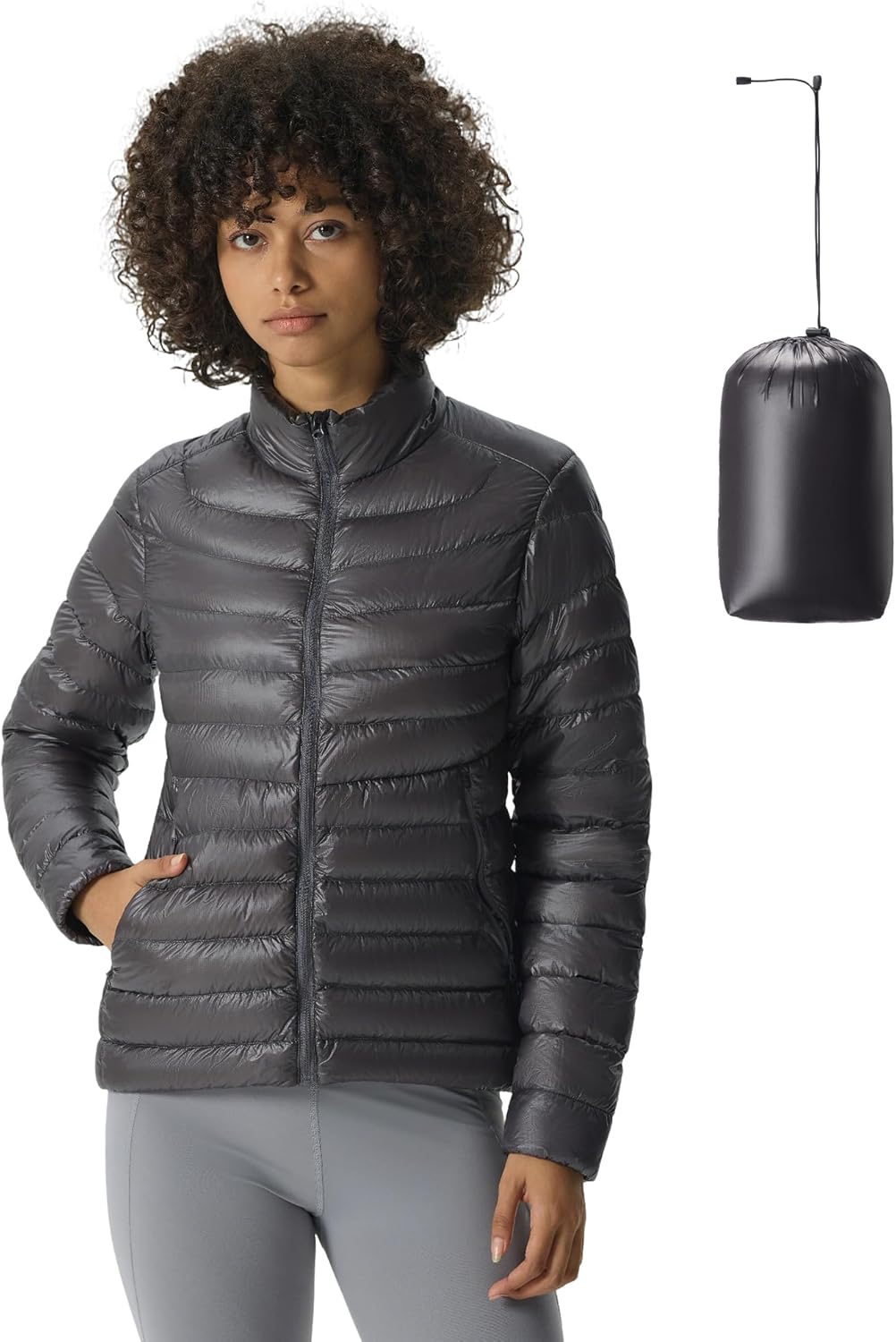 Fitouch Skyline Puff Hoody Women's Packable Goose Down Jacket | 700+ PF Puffer | Ultra-lightweight Base Layer | Warm Coat