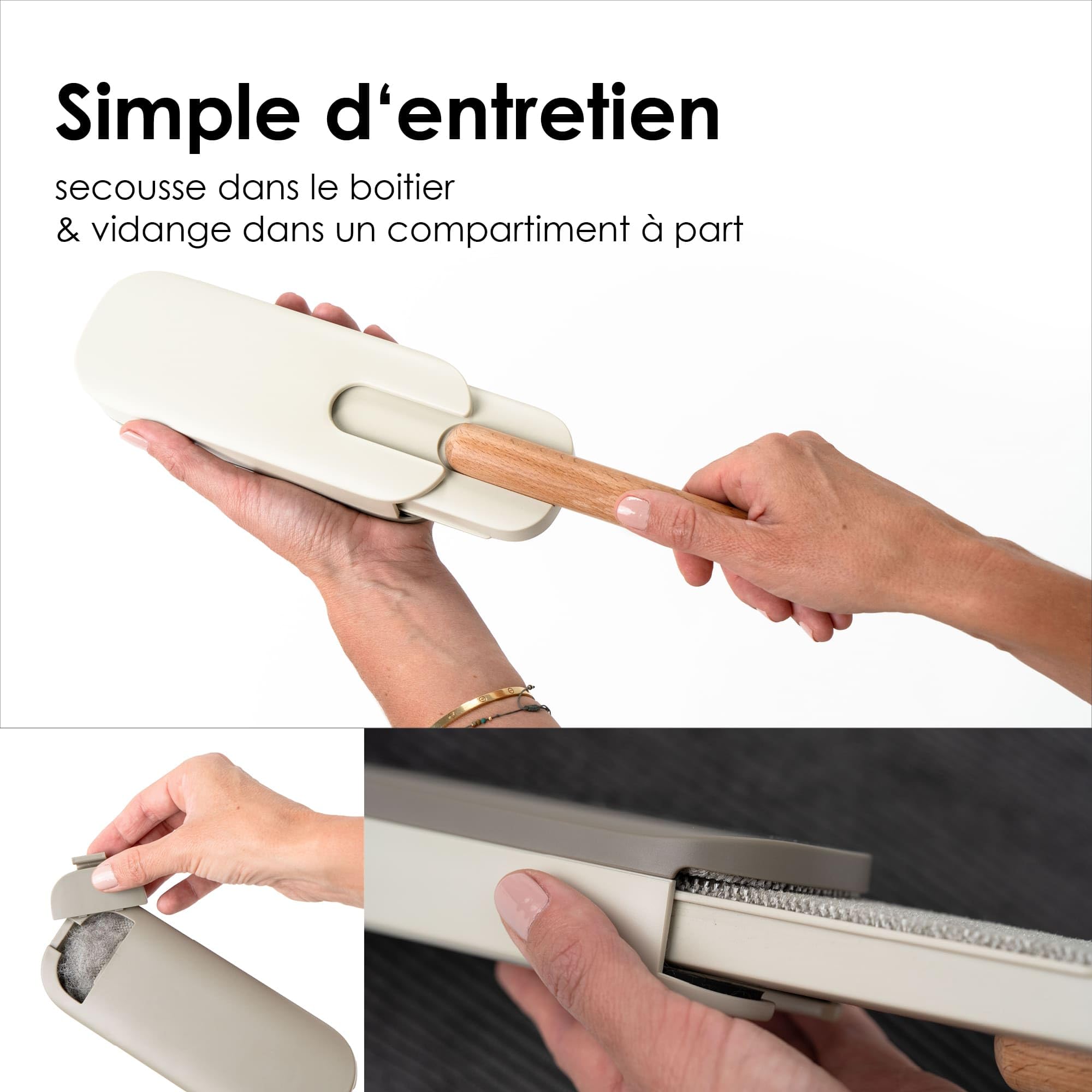 LucyBalu® Hairy Brosse Anti-Peluches réutilisable Poils d'animaux et Chat