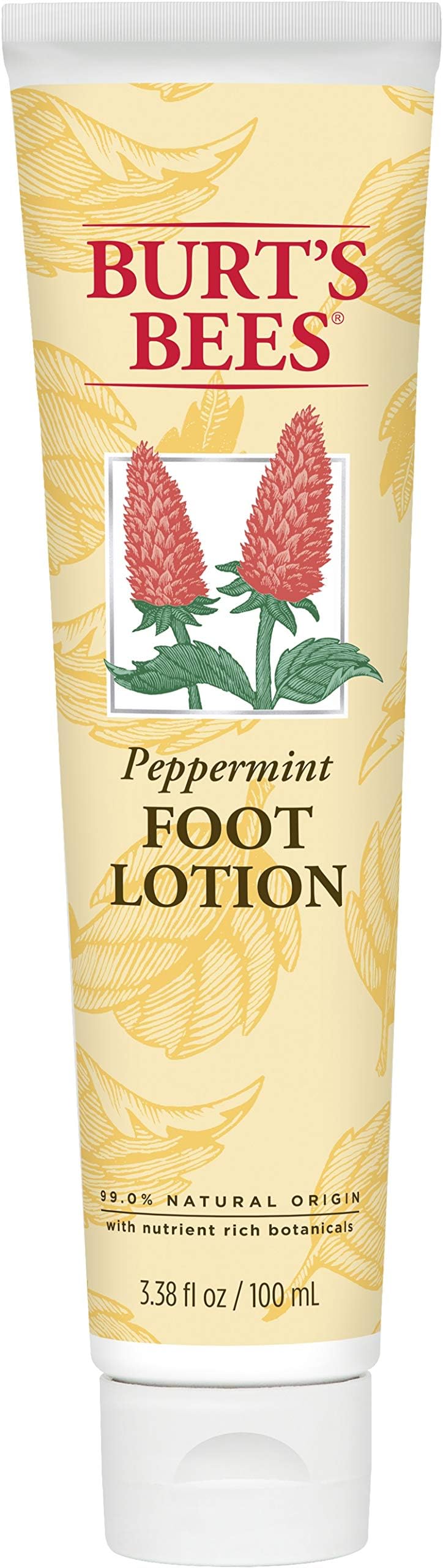Peppermint Oil Foot Lotion, 3.38 Oz (Package May Vary)