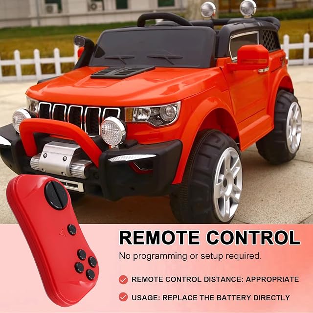 Foto 5 de 8 de Sefdrert DR01 V2.6 Control Remoto de Coche Eléctrico para Niños