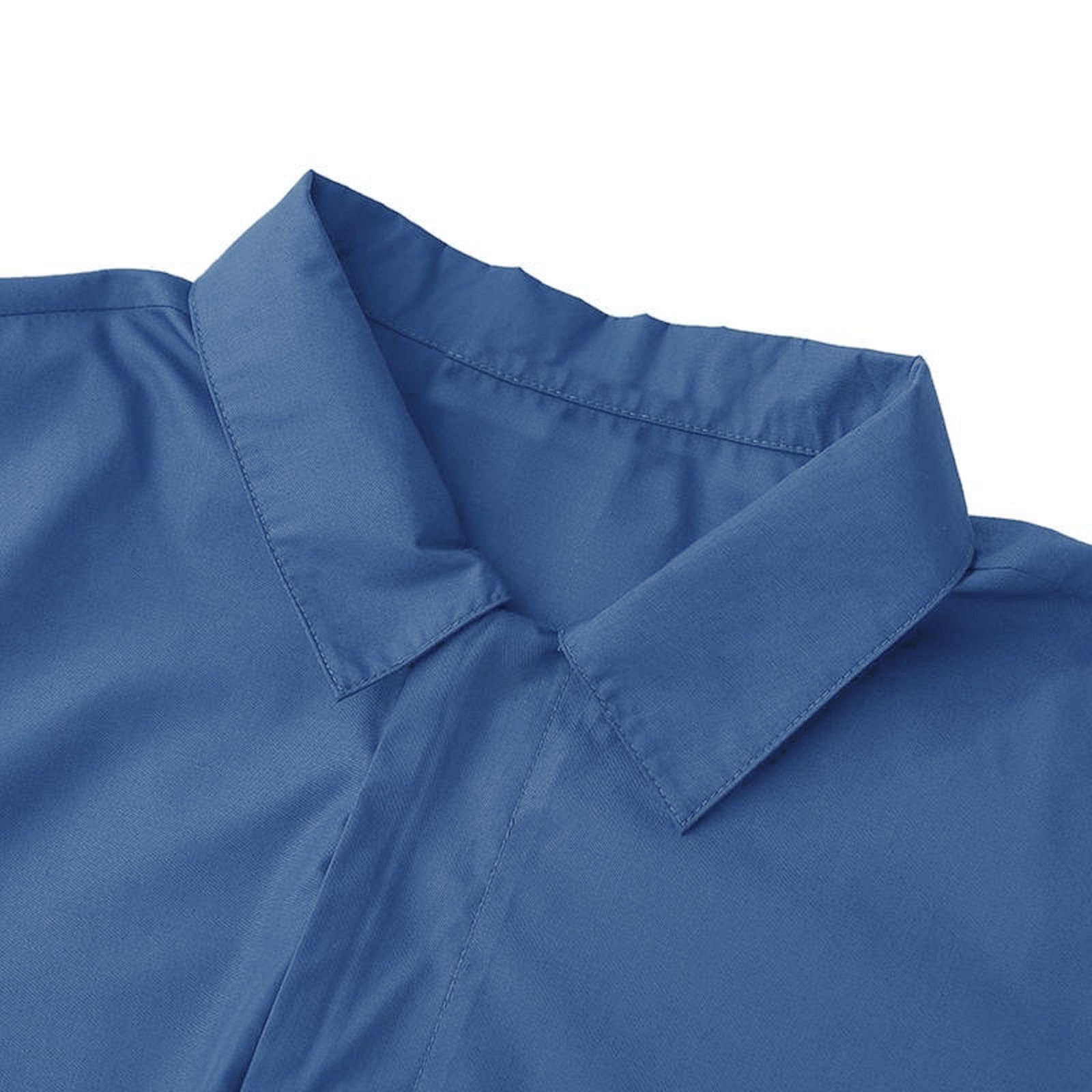 Tuta da lavoro da uomo, a maniche corte, con chiusura lampo, vestibilità larga, da uomo, leggera, da lavoro, estiva