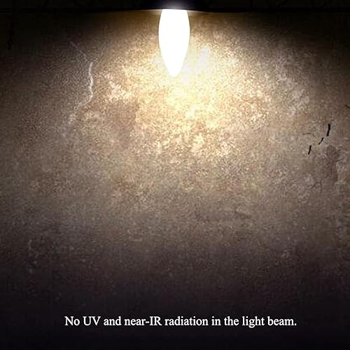 Miniatura 6 de Brrnoo Bombillas inteligentes LED que cambian de color, bombilla E12 de 3 W con control remoto que cambia de color, lámpara LED para vela, 12