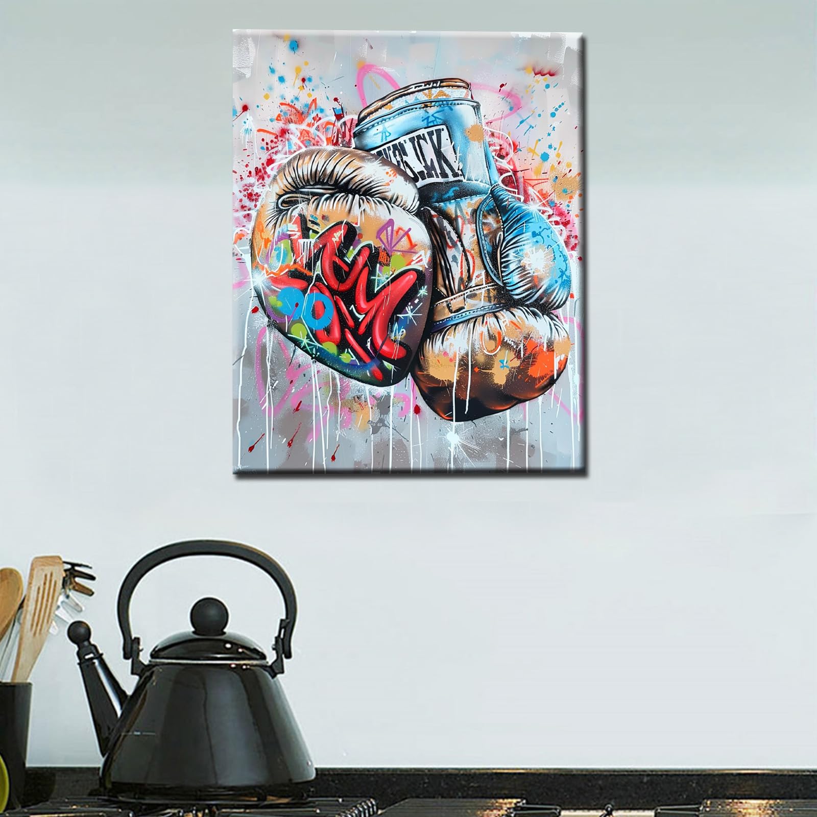 NATUCE Pintar Por Numeros Para Adultos Niños Pintura Por Números Con Pinceles Y Pinturas Decoraciones, DIY Conjunto Completo De Pinturas Para El Hogar Colorido León (16 * 20 Pulgadas, Sin Marco