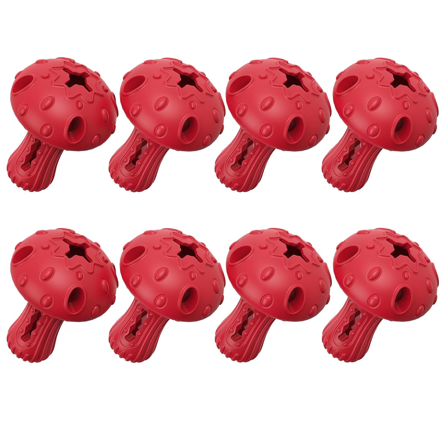 KrauzPet Dog Chew Toys for Aggressive Chewers Rubber Treat Dispensing Stimulation Toy to Keep Them Busy Durable Interactive