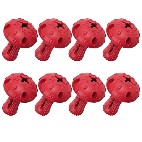 KrauzPet Dog Chew Toys for Aggressive Chewers Rubber Treat Dispensing Stimulation Toy to Keep Them Busy Durable Interactive