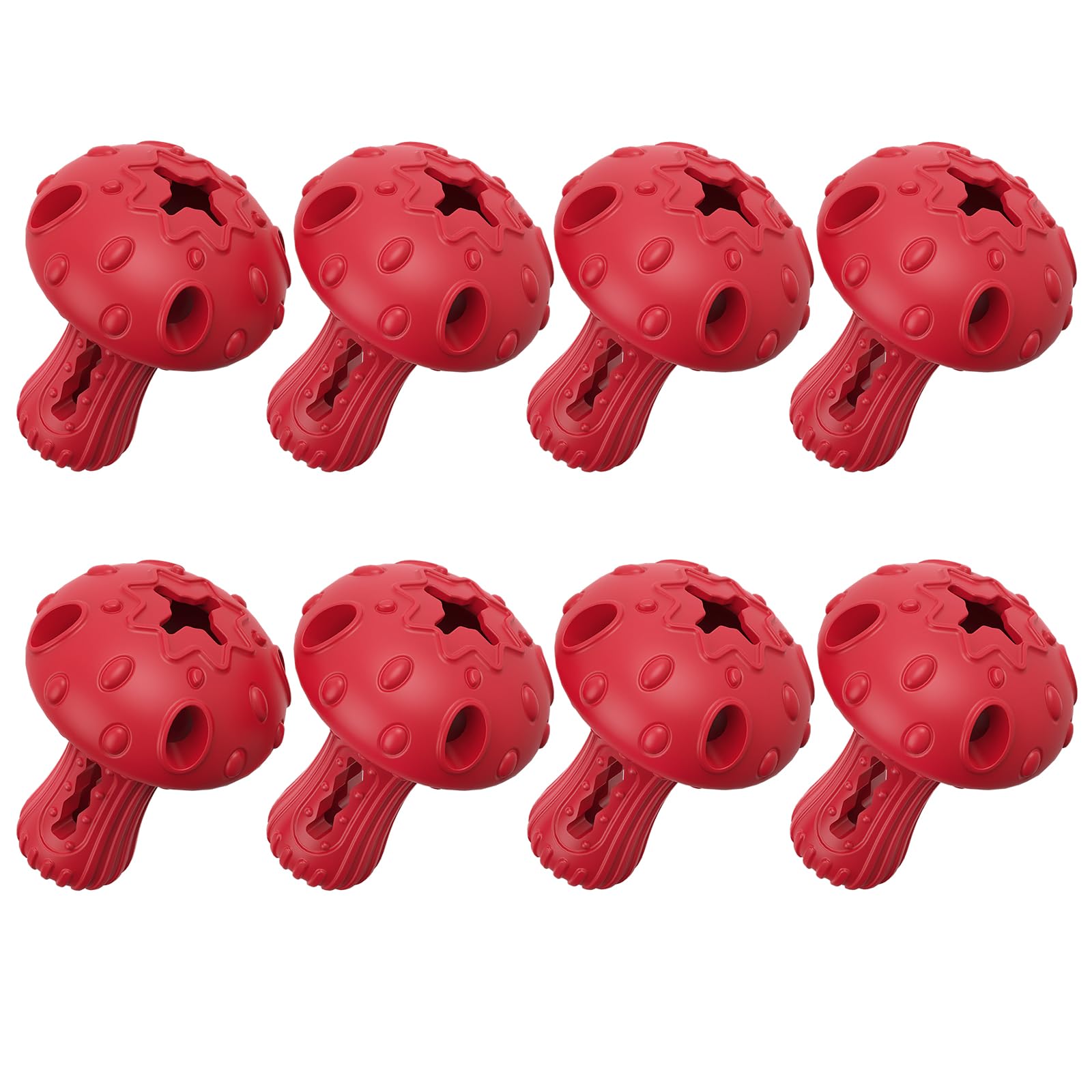 KrauzPet Dog Chew Toys for Aggressive Chewers Rubber Treat Dispensing Stimulation Toy to Keep Them Busy Durable Interactive