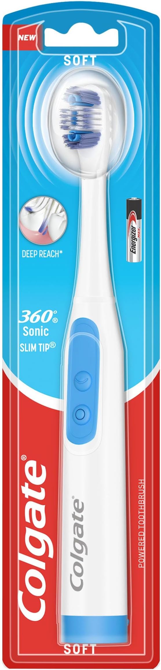 Toothbrush 360 Battery Floss Tip