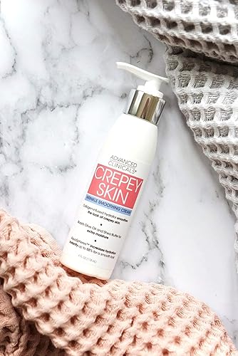 Miniatura 2 de Advanced Clinicals Crepey Skin - Crema hidratante para el cuidado de la piel para cuerpo cuello y escote Loción antienvejecimiento para el cuidado