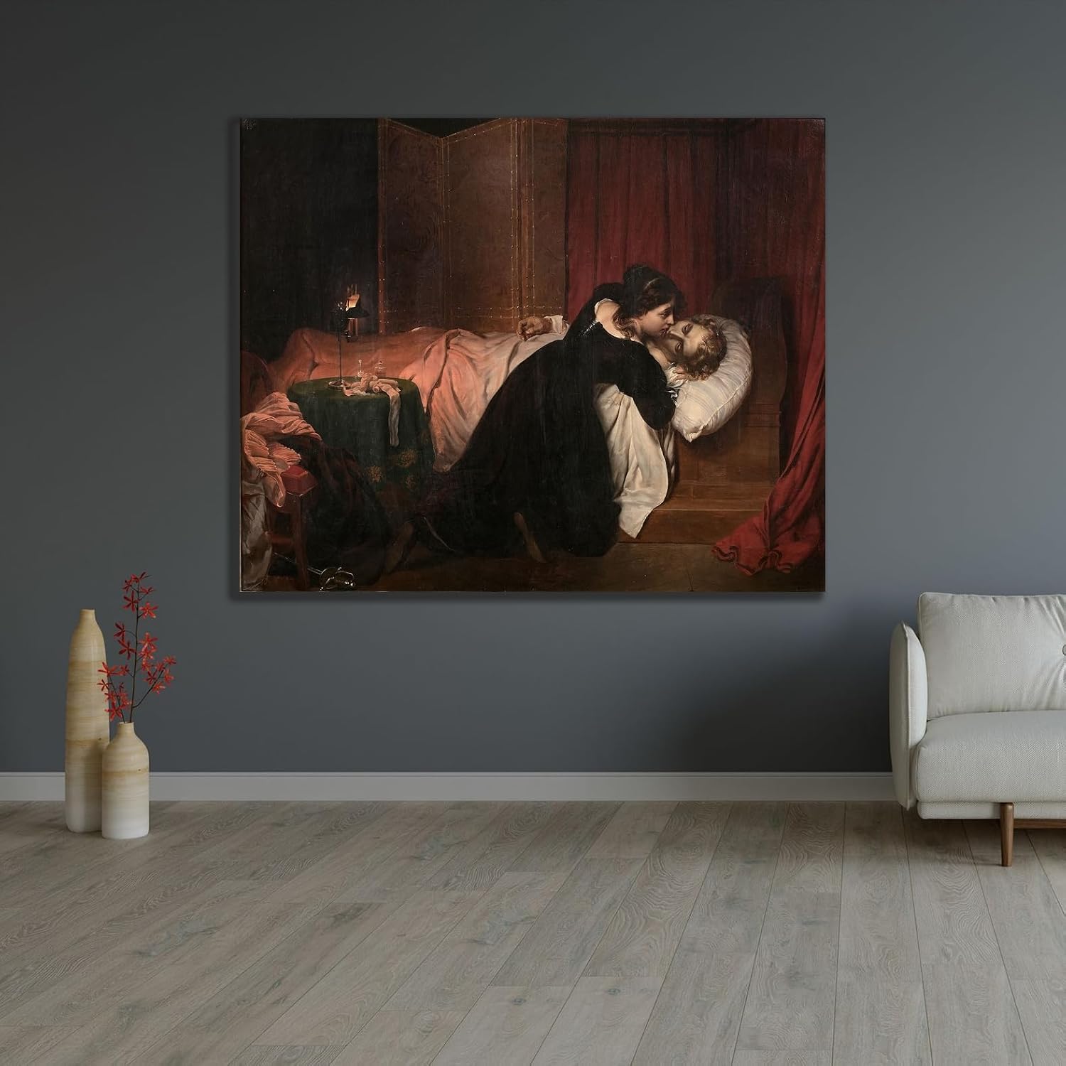ArtDirect The aftermath of a duel Unframed Art Print Giclee Poster by Paul Delaroche - Ready for Framing with Customization Sizes 10x8, 14x11, 20x16, 30x24, 44x36 and 59x48 inches