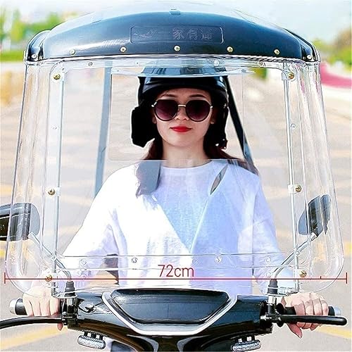 Miniatura 2 de Toldo eléctrico para motocicleta, cubierta de lluvia para motocicleta, parasol de movilidad y cubierta de lluvia, impermeable, plegable
