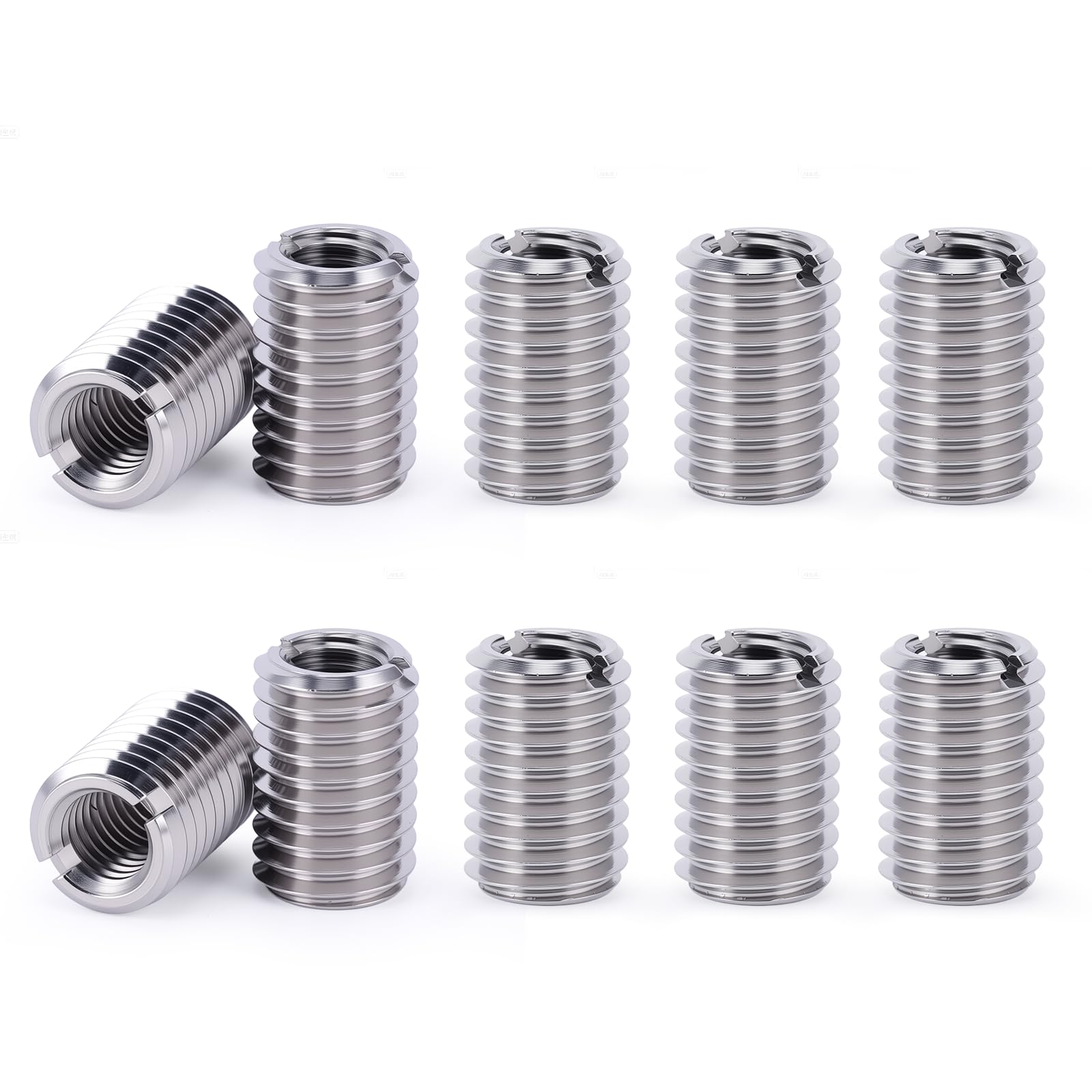 Rivetti Filettati M6 25 Dadi Esagonali M8-1.25 In Acciaio Inox, Finitura Liscia, Marca Fastenere - Nuovi Dadi M8 Inox - 8