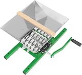 Wiltec Fruit Mill with 7 L Funnel and Hand Crank Fruit Shredder Easy to Clean for Juicer Fruit Press for Making Juice Spice or Must - 1