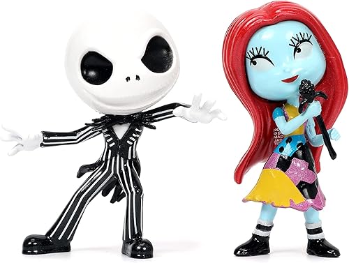 Miniatura 4 de Disney Nightmare Before Christmas - Paquete de 4 figuras fundidas a presión de 2.5 pulgadas