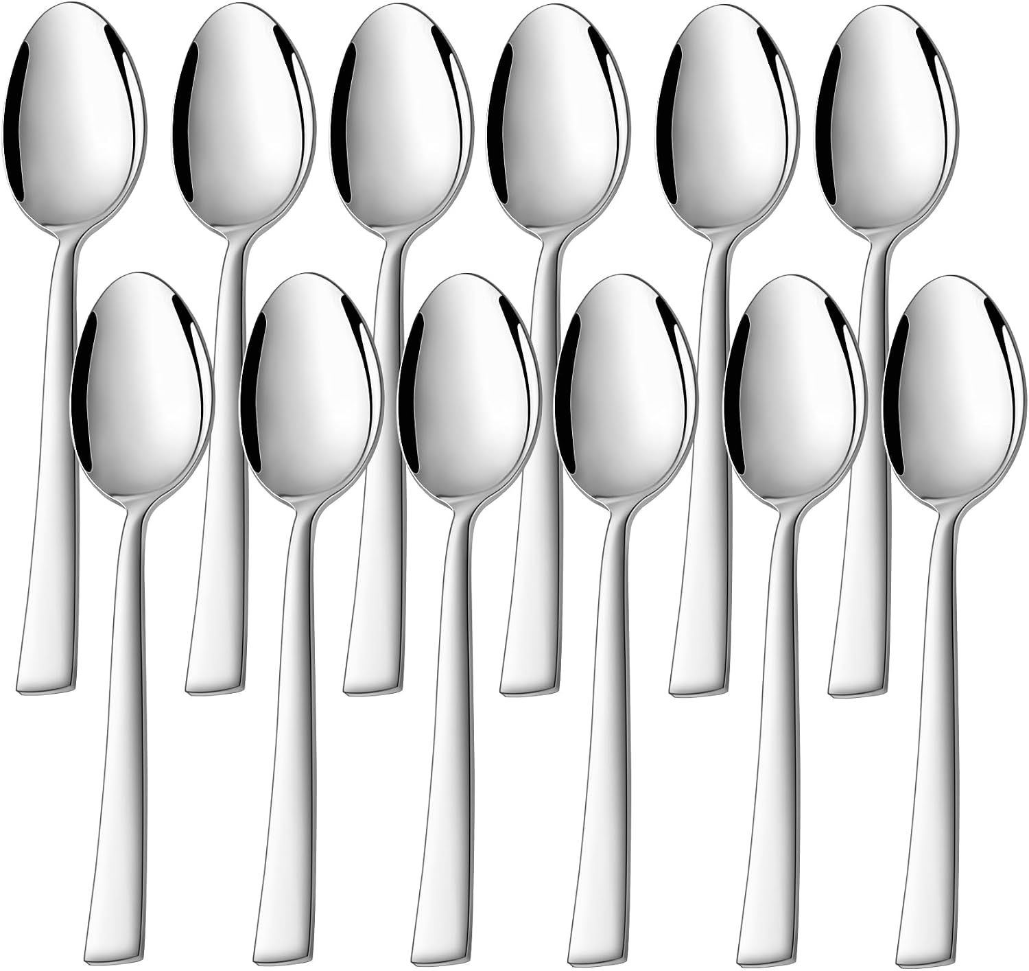 P&P CHEF Teaspoon Set of 12, 6.7" Stainless Steel Mini Tea Spoons