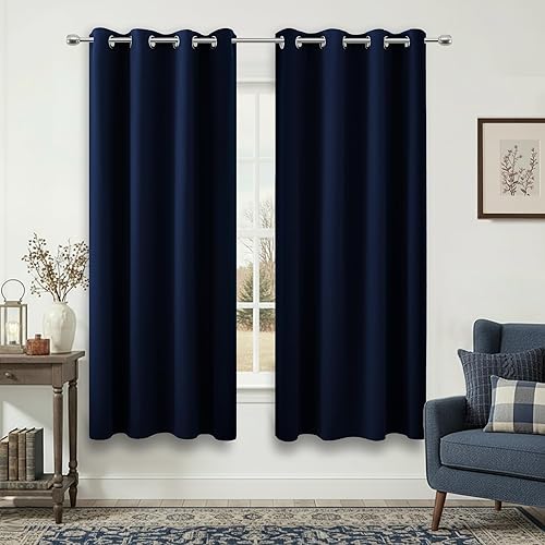 Miniatura 93 de KOUFALL Cortinas opacas doradas de lujo para sala de estar, elegantes cortinas de 84 pulgadas de largo, cortinas Doradas para Sala Elegantes Oro