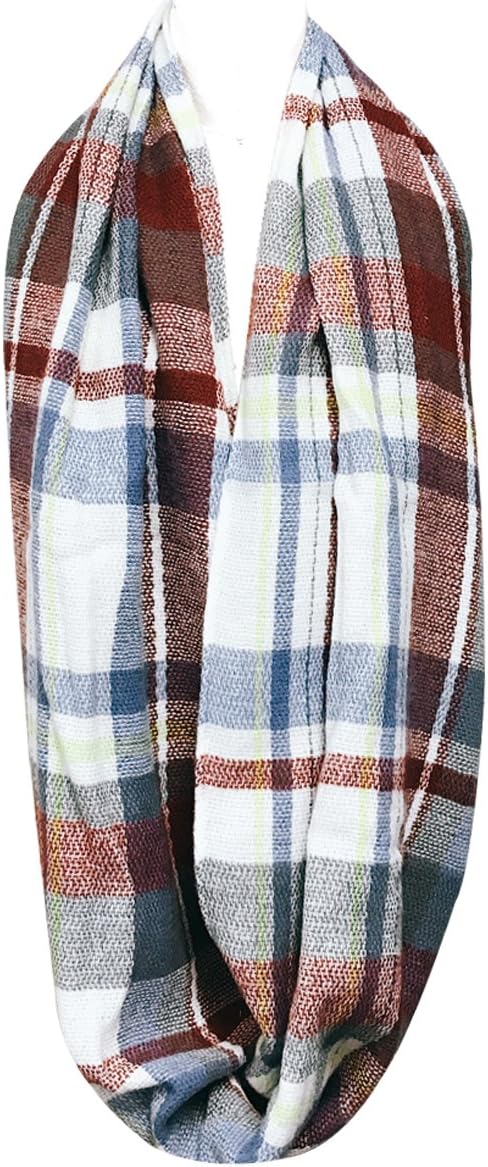 Bowbear Soft Touch Winter Warm Tartan Infinity Scarf - Image 2