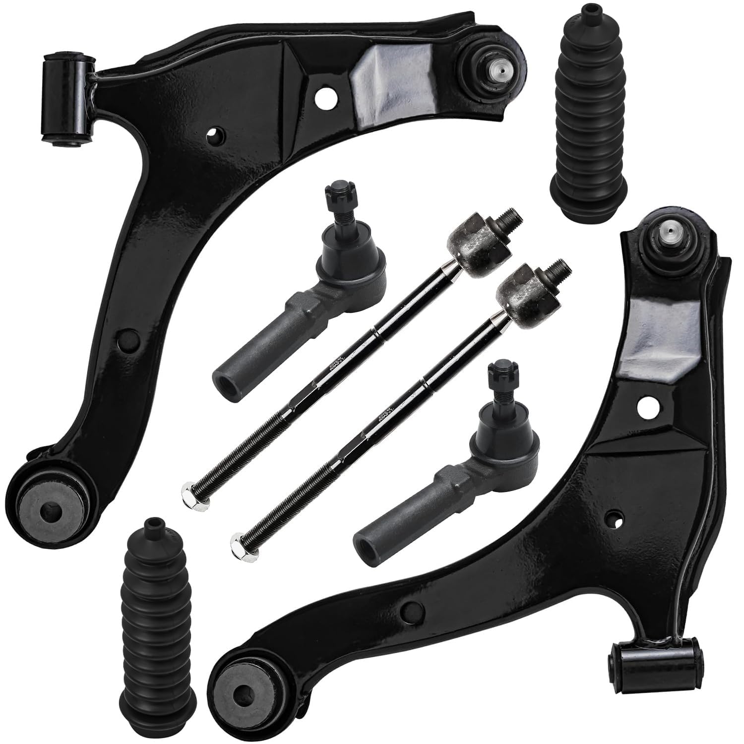 Detroit Axle - 8pc Front End Suspension Kit - shocks struts and suspension automotive | Mubboo