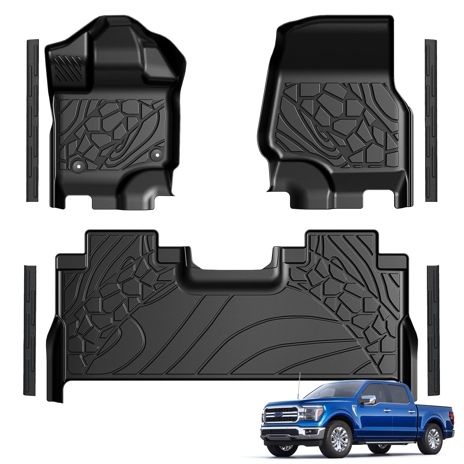 LUMWAY Floor Mats for Ford F-150
