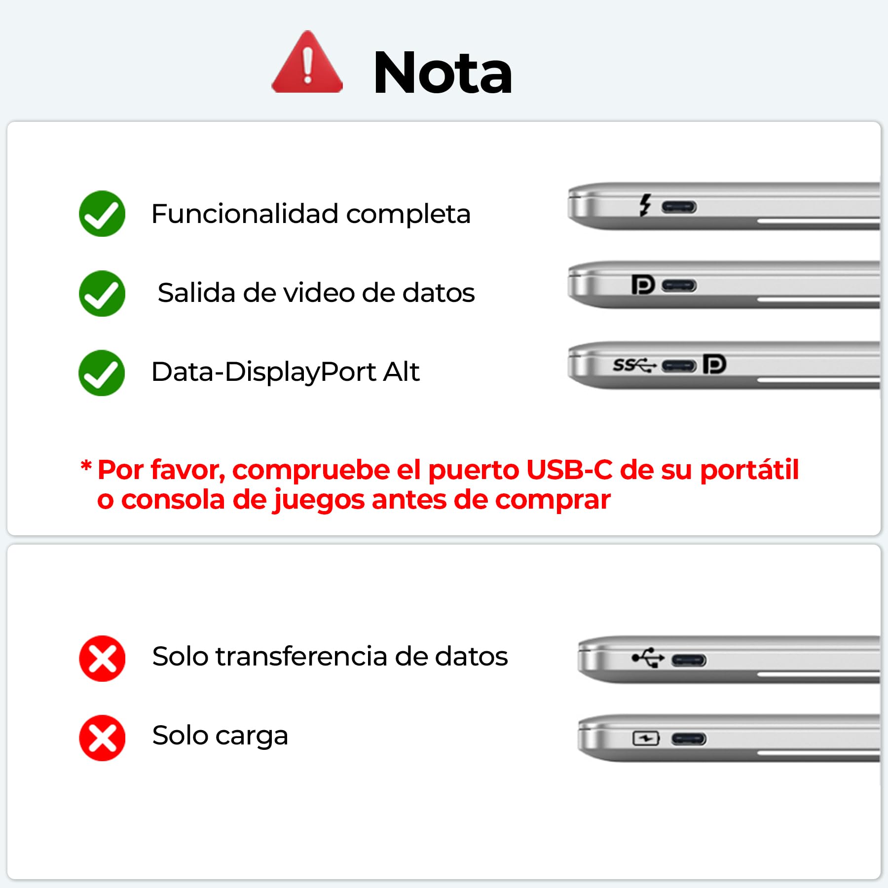 USB-C KVM Switch para 2 Ordenadores y 1 Monitor (4K@60Hz), Conmutador KVM con 2 Puertos USB A y 1 Puerto USB C, para Compartir 1 Monitor/Teclado/Ratón entre 2 Consolas u Ordenadores, Carga PD 100W