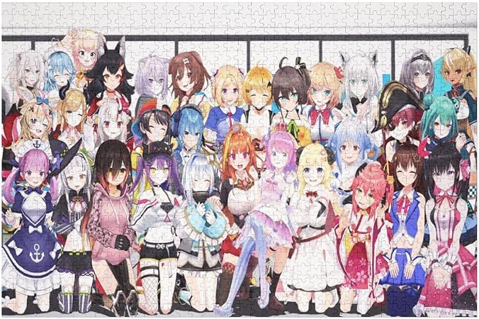 Amazon ホロライブ ジグソーパズル 1000ピース パズル 500ピース 子供 おもちゃ Puzzle 誕生日 プレゼント クリスマス ギフト 大人 学生 壁飾り 1000 Pcs おもちゃ おもちゃ