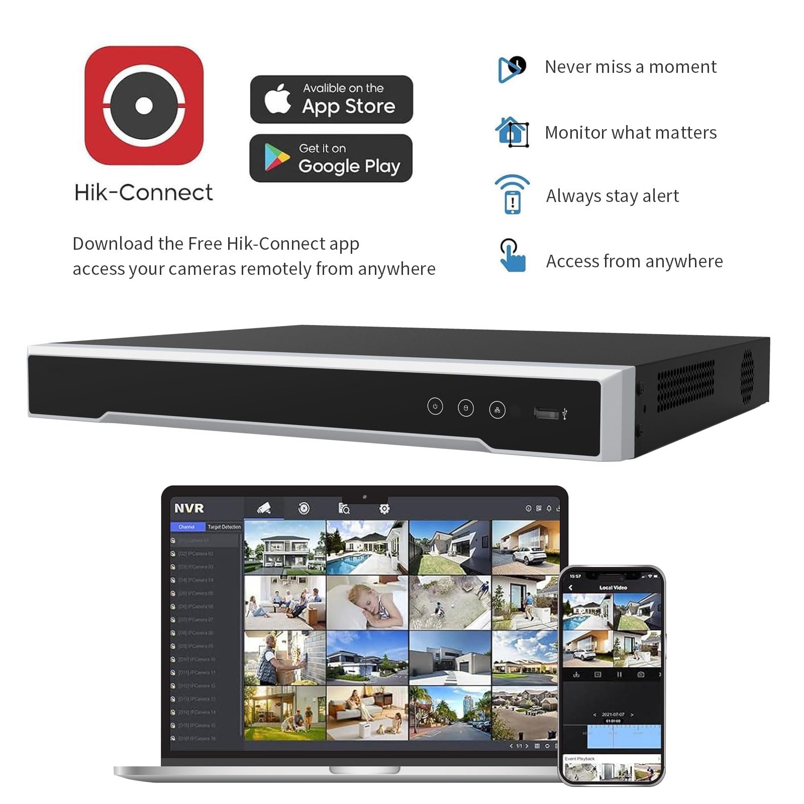 Amazon.com : DS-7608NI-Q2/8P 4K 8-ch PoE 8 Channel NVR Network