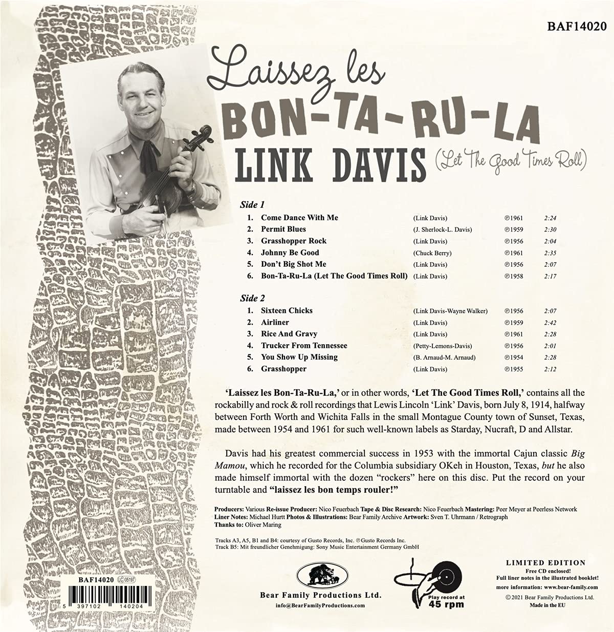 Laissez les Bon-Ta-Ru-la (Let the Good Times Roll)