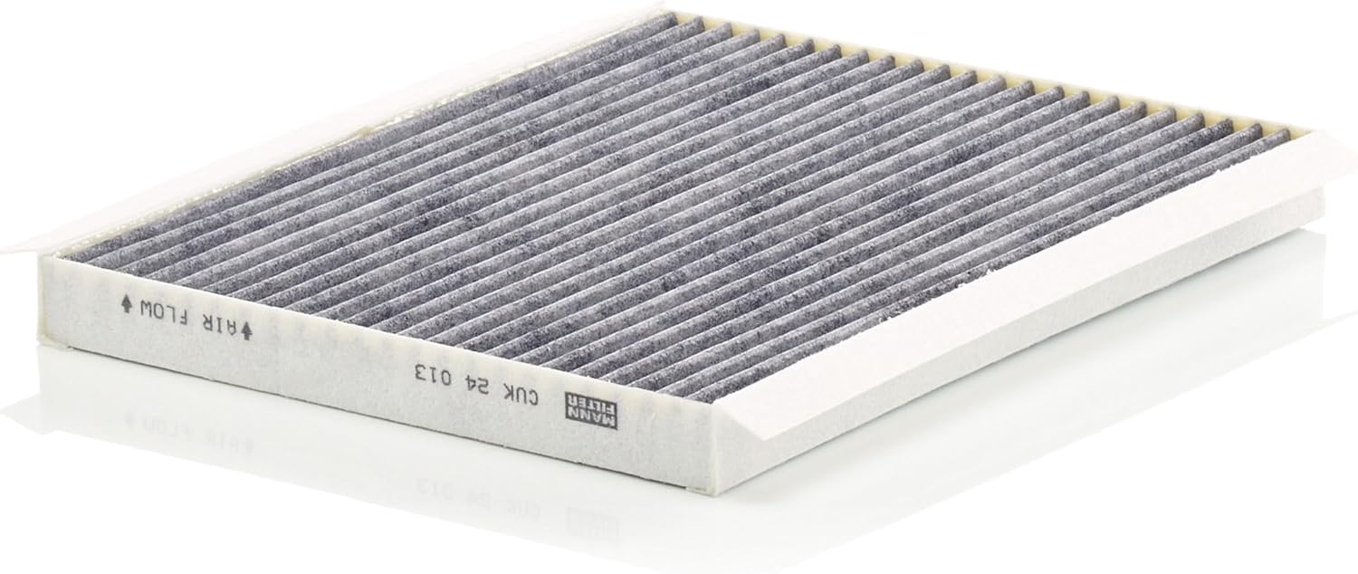 MANN-FILTER CUK 24 013 Cabin Air Filter, Pollen Filter with Activated Carbon for Cars and Vans