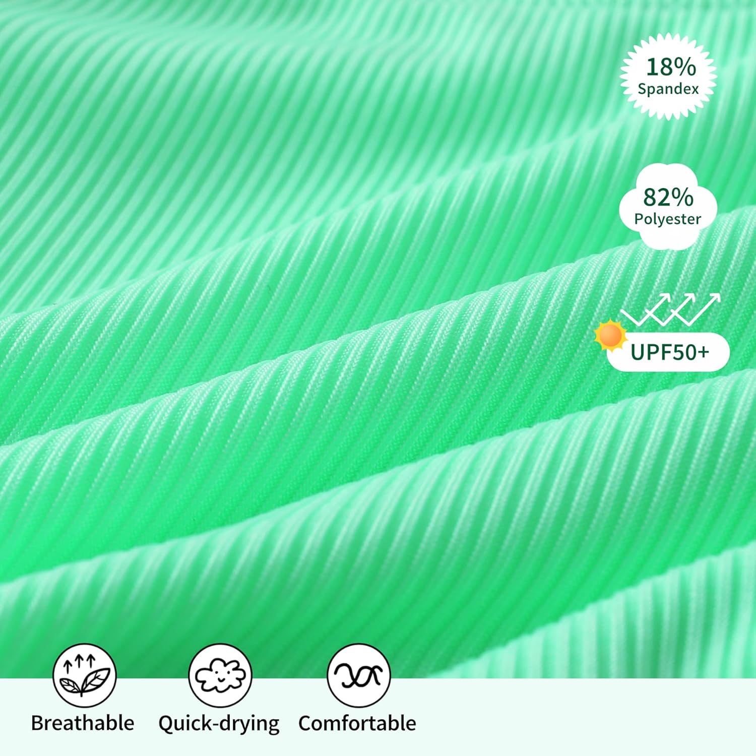 YOUNGER TREE Toddler Baby Girls Swimsuit Two Piece Solid Color Stripe Swimwear Summer Beach Bikini Bathing Suit - Image 5