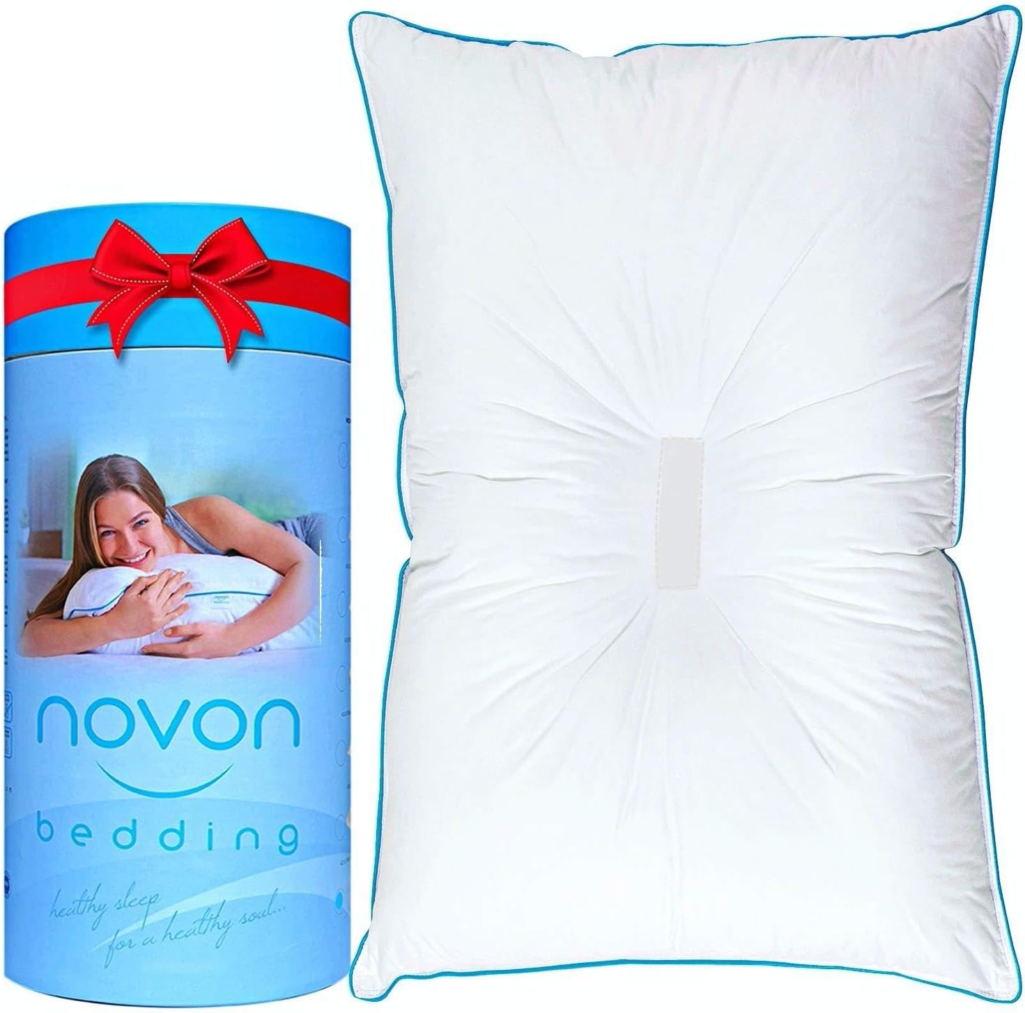 Anti Snore Sleeping Pillow | Light Snorers | Side and Back Sleepers | Adjustable Ergonomic Therapeutic Design for Cervical Neck Head Shoulder Support&Pain Relief | No Memory Foam Odor | Cotton Cover