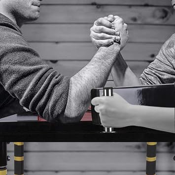 Standard Arm Wrestling Table, Professional Game Arm Wrestling Machine, Arm Wrestling Battle Table, Wrist Competition Training for Family or Office, Gym Club B