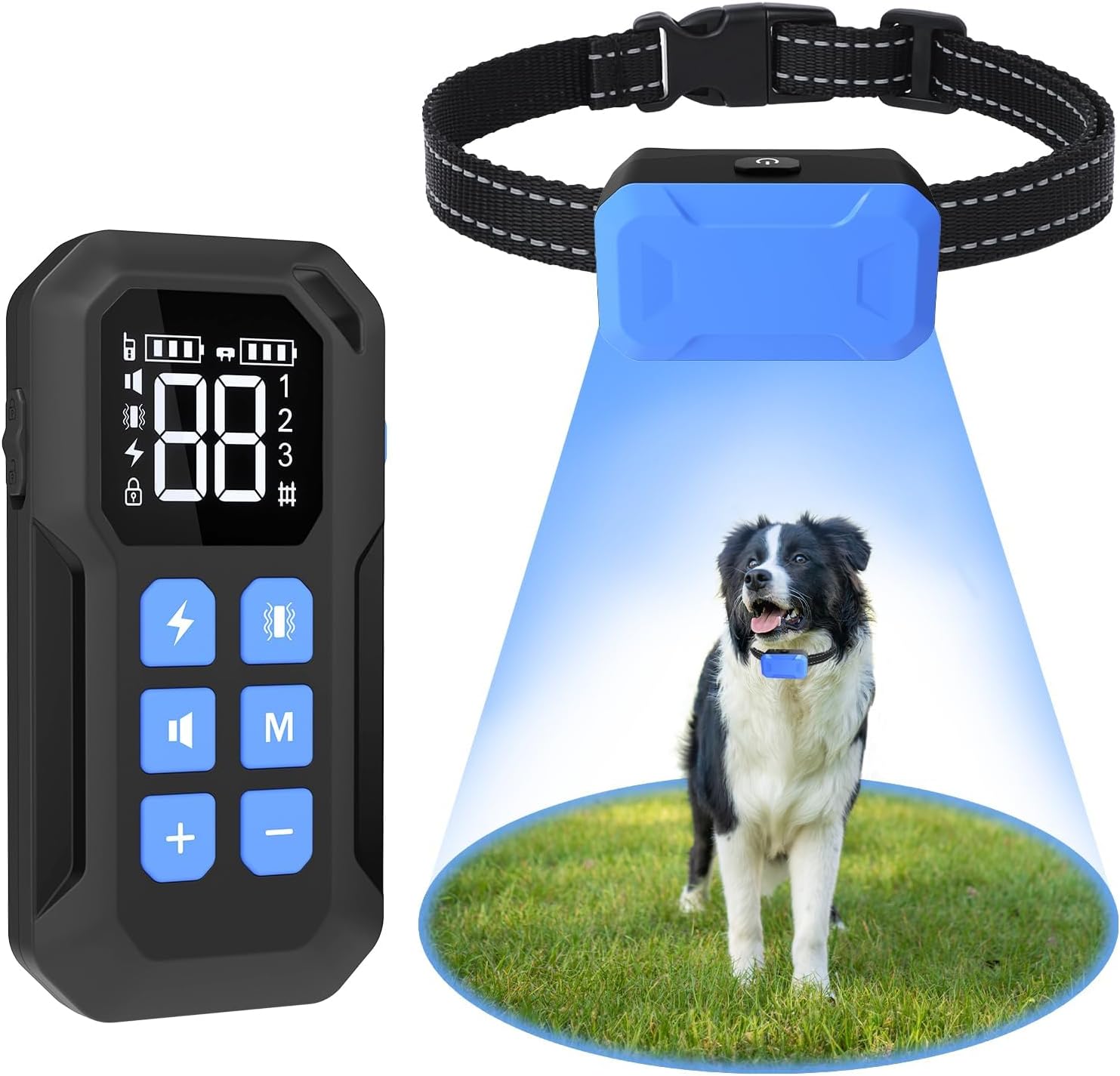 MASBRILL Wireless Dog Fence 2 in 1 Electric Wireless Fence for Dogs