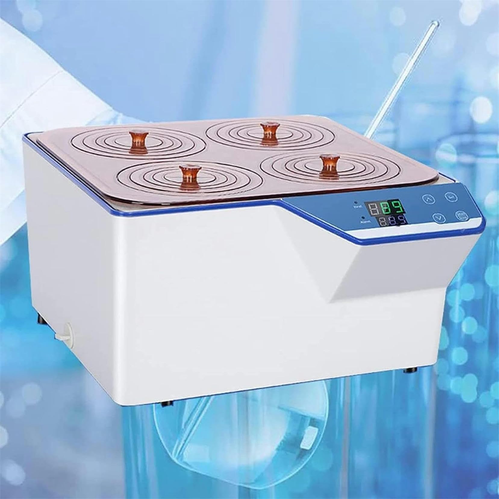 Bain-Marie thermostatique numérique RT 5-100°C à chauffage électrique poreux