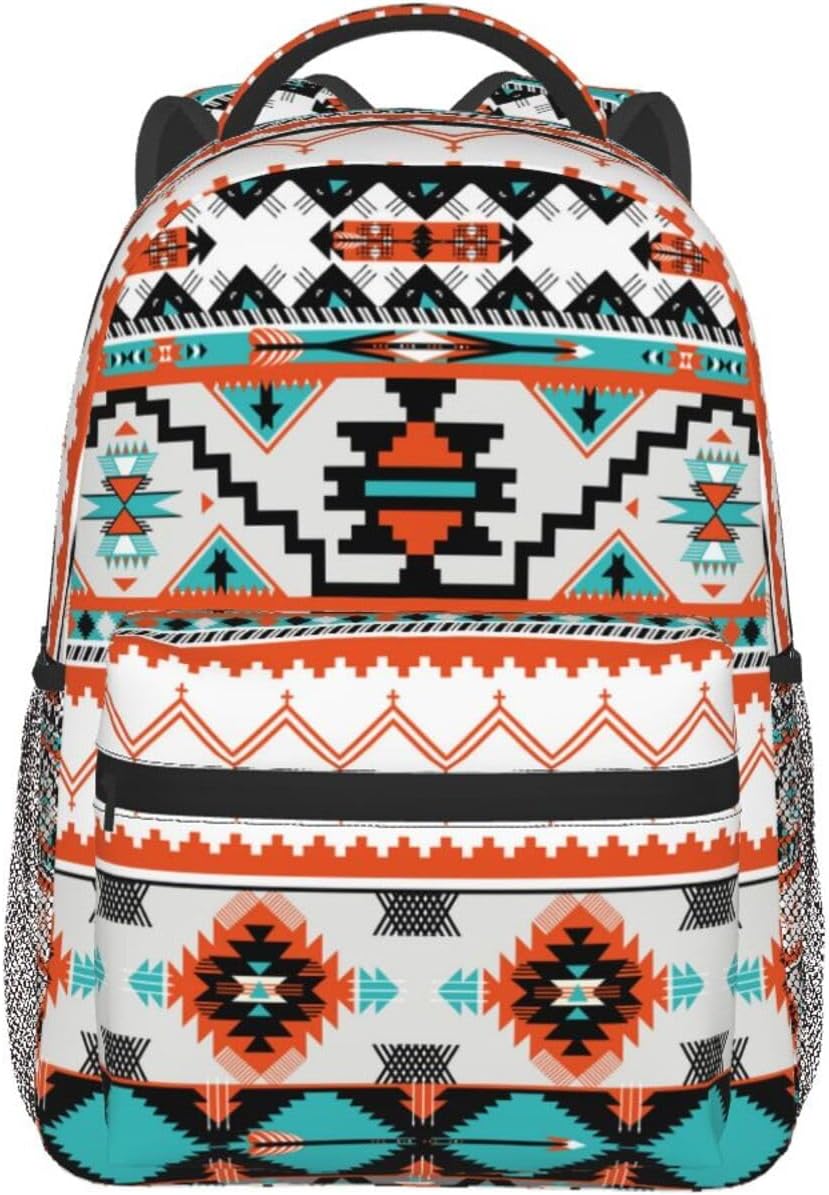 Aztec Western Tribal Backpack For School Laptop Bags Bookbag Big Casual Daypack For Student Girls Boys Kids Teens Travel Sports Work - Image 7