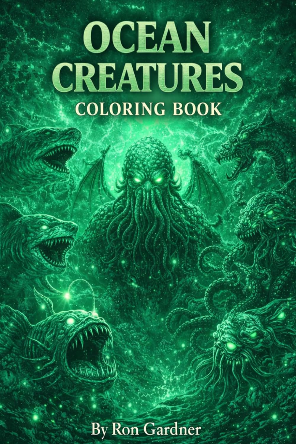 Ocean Creatures Coloring Book (Advanced Coloring Books)