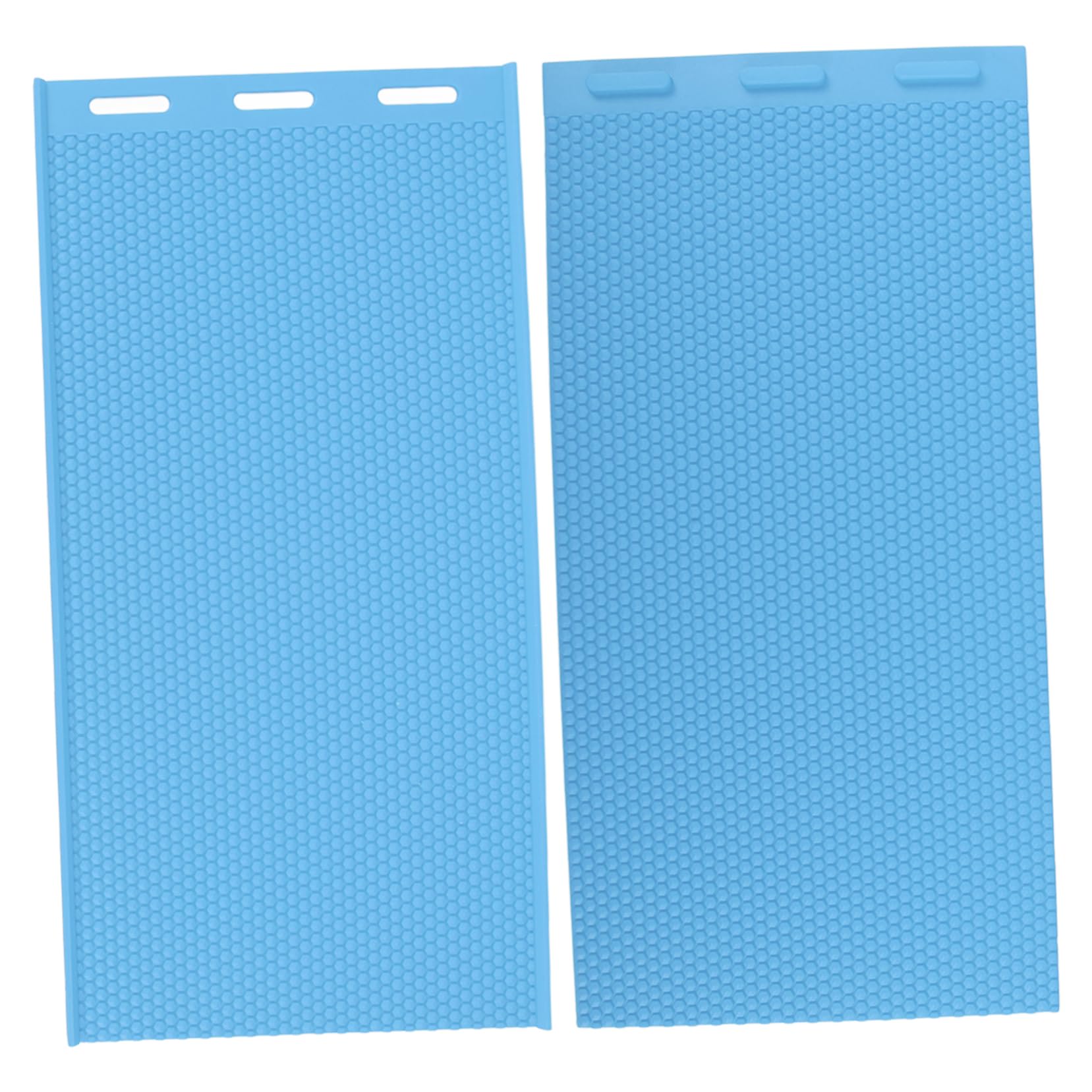 TEHAUX Stampo in Silicone Blu per Fogli di Cera d Api, Multifunzione, Facile da Trasportare, per Apicoltura e Fai da Te