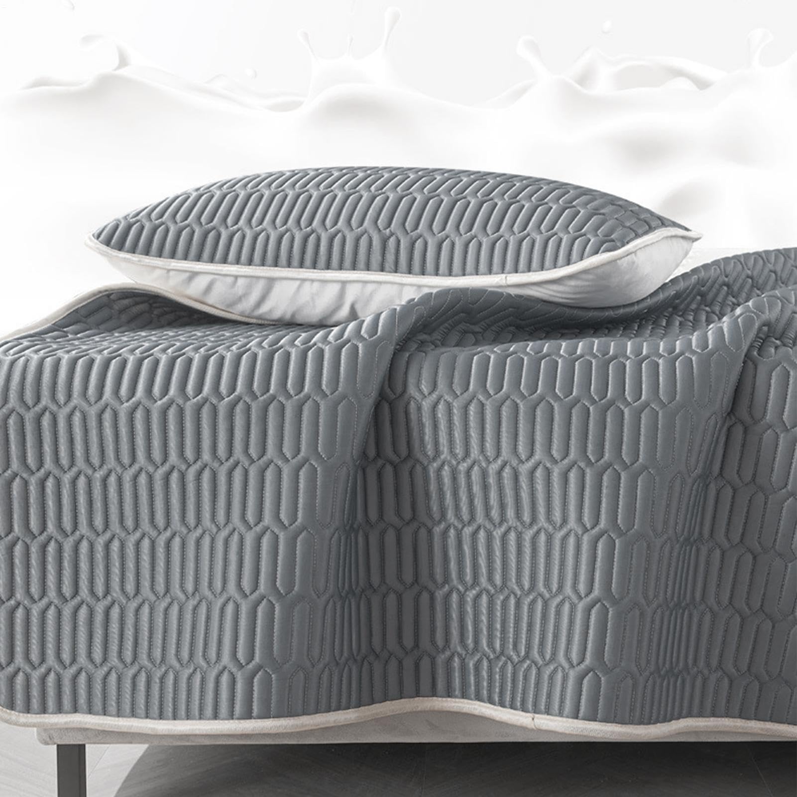 Materassino estivo rinfrescante | Cool Sensation - Tappetino per dormire in seta, 180 x 200 cm, stile semplice, estivo, per studenti scolastici, camera da letto dei bambini, camera da letto