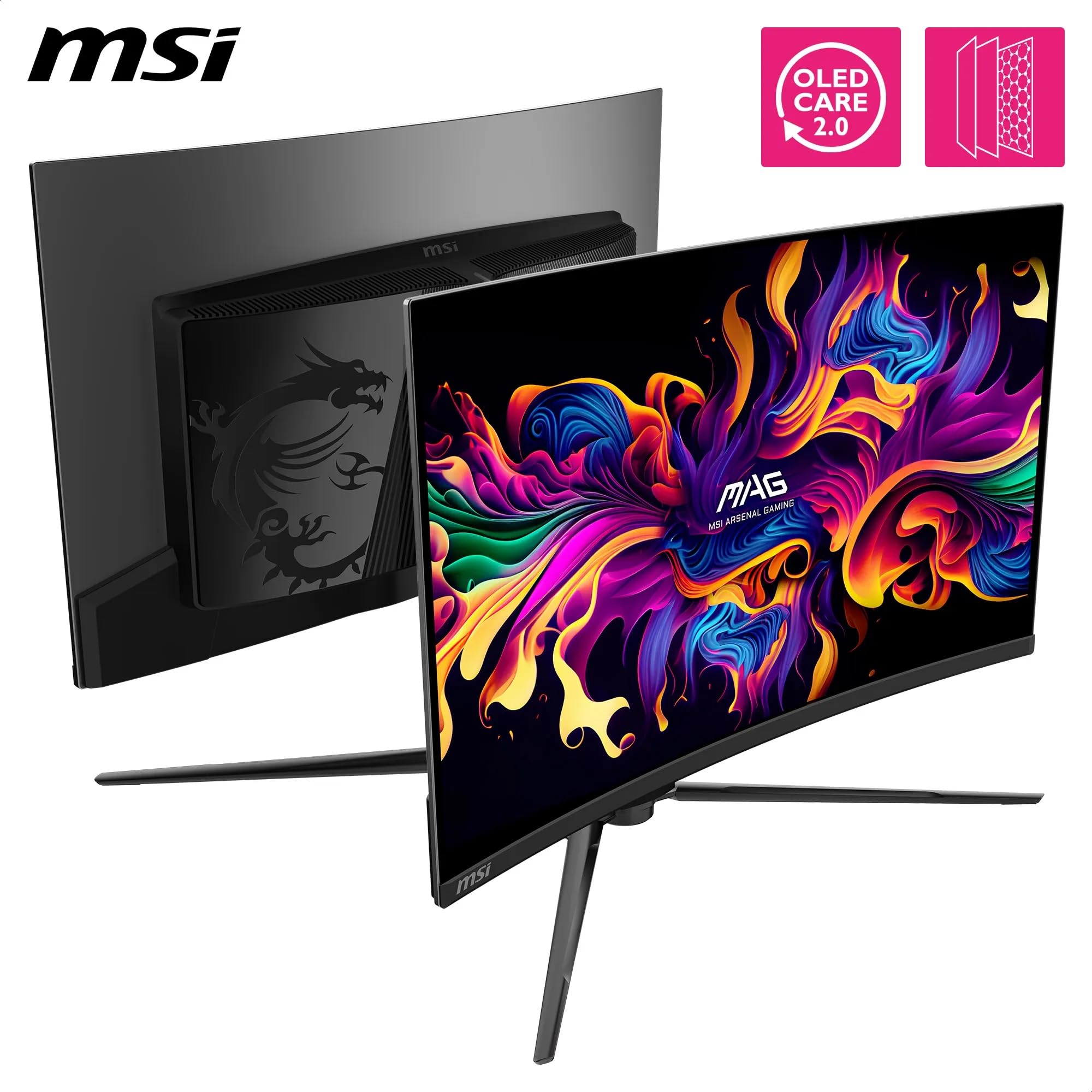 MSI MPG 321CURX QD-OLED Écran Gaming incurvé 31.5" UHD