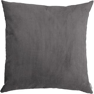 mokebo XXL Sofakissen 'Das Anschmiegsame', gemütliches Riesenkissen, XXL Kissen oder Jumbokissen mit Cordbezug, auch als Couchkissen, Liegekissen oder Bodenkissen in Anthrazit, 90x90x10 (B/H/T in cm)